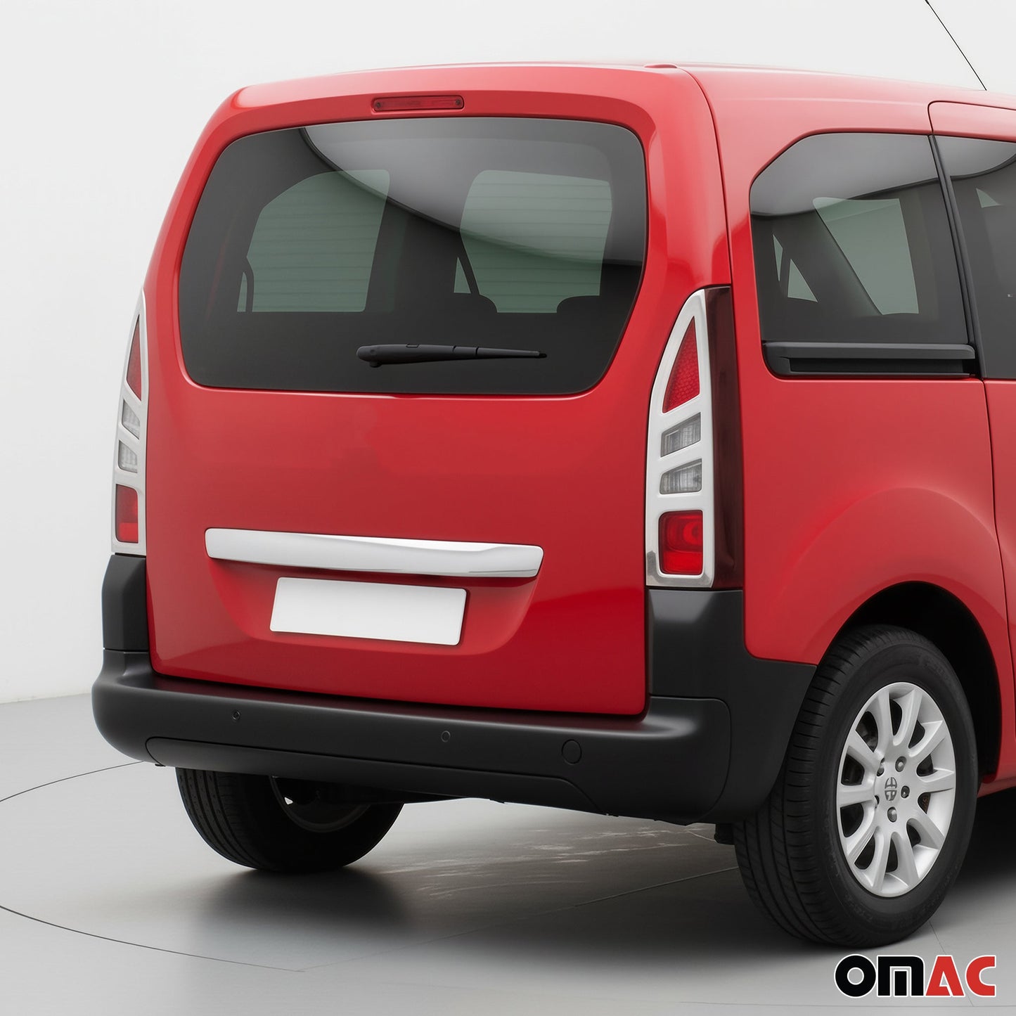 Rücklicht Leisten Heckleuchte für Citroen Berlingo 2008-2012 Pre-FL Edelstahl 2x