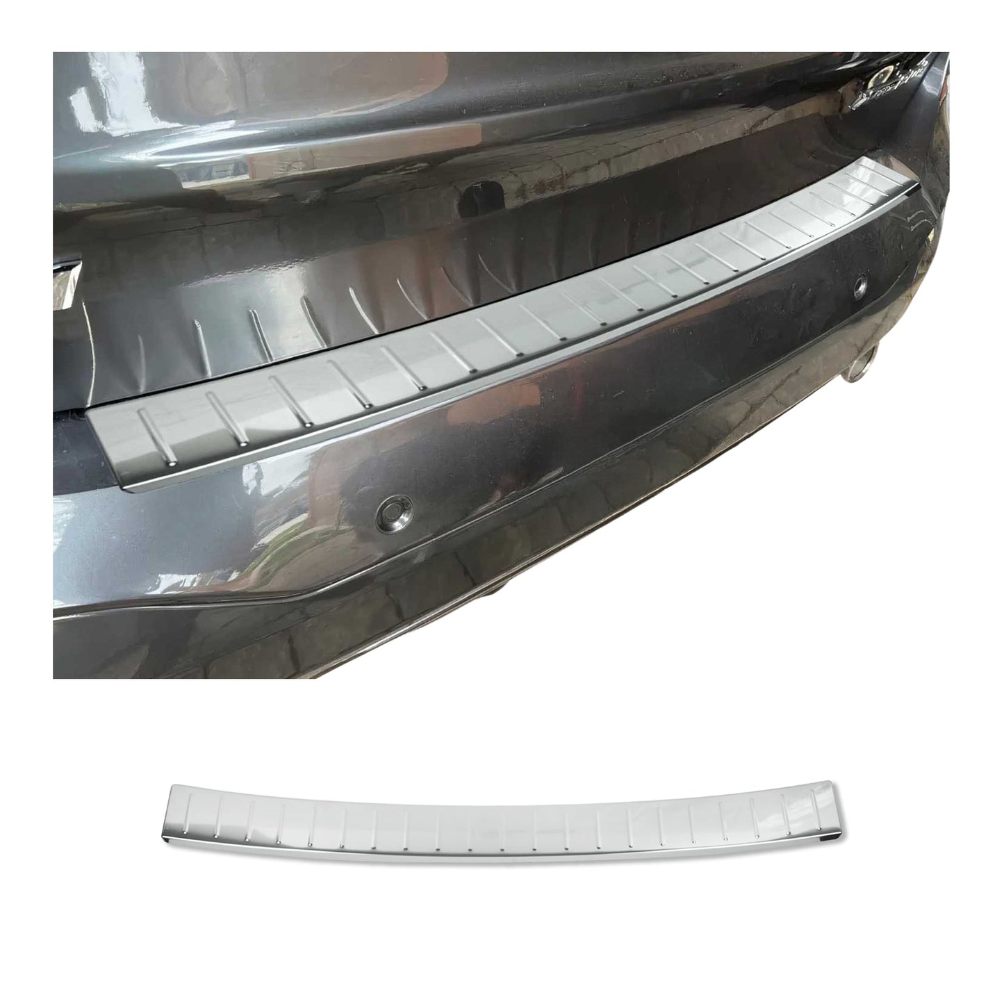 Ladekantenschutz Stoßstangenschutz für BMW X1 F48 2015-2022 Edelstahl Silber