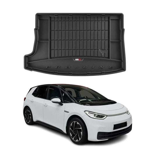 OMAC Gummi Kofferraumwanne für VW ID.3 2019-2025 TPE Laderaumwanne Schwarz