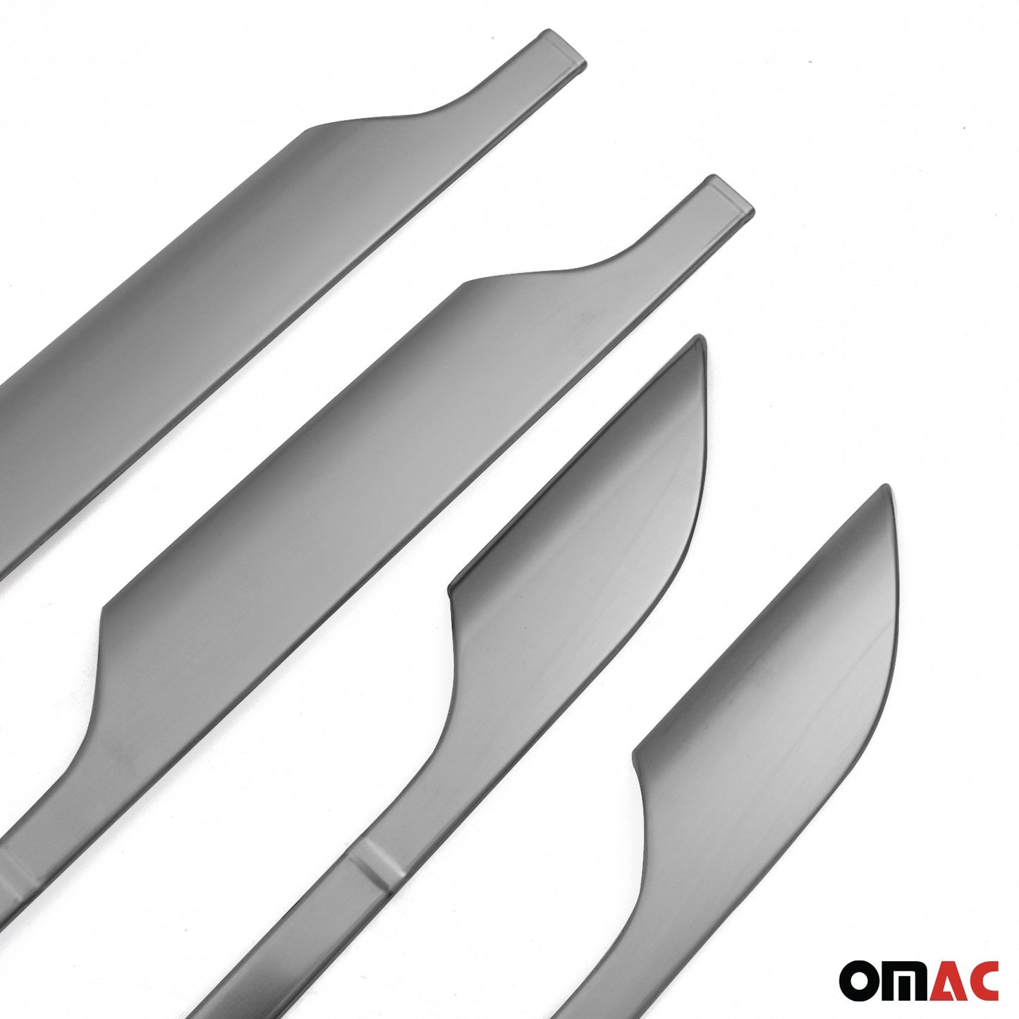 Seitentürleiste Türschutzleiste für Dacia Duster 2018-2021 Gebürstet Chrom 6x