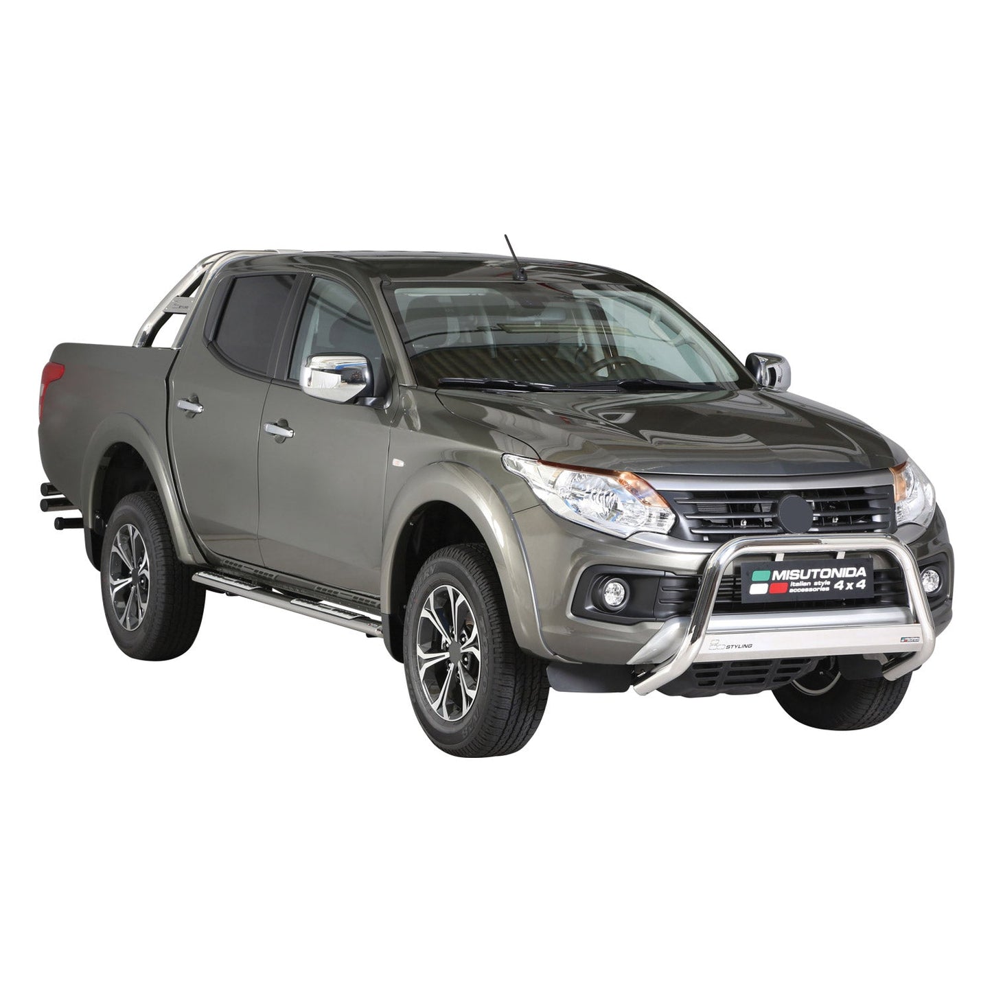 Frontbügel Frontschutzbügel für Fiat Fullback 2016-2019 ø63mm Stahl Silber