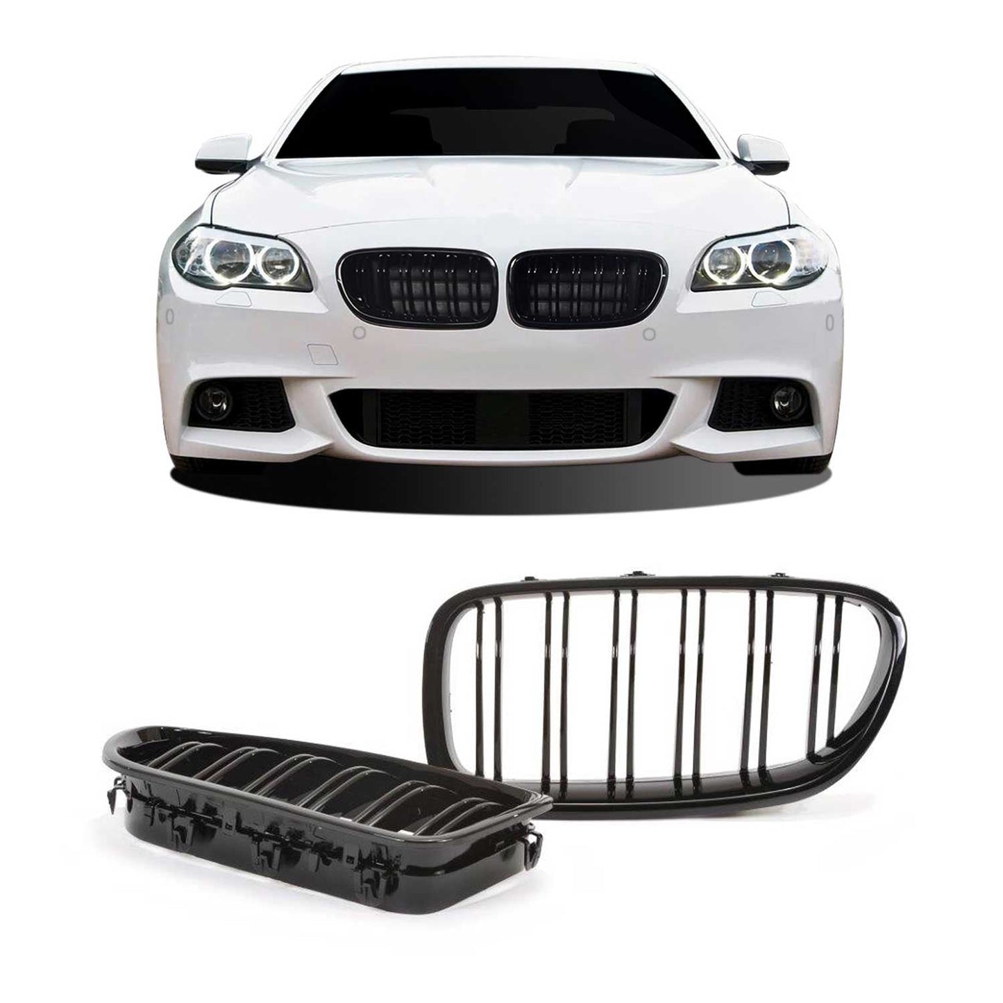 Grilă radiator JOM pentru BMW Seria 5 F10/F11/F18 2010-2015 Negru 1 bucată