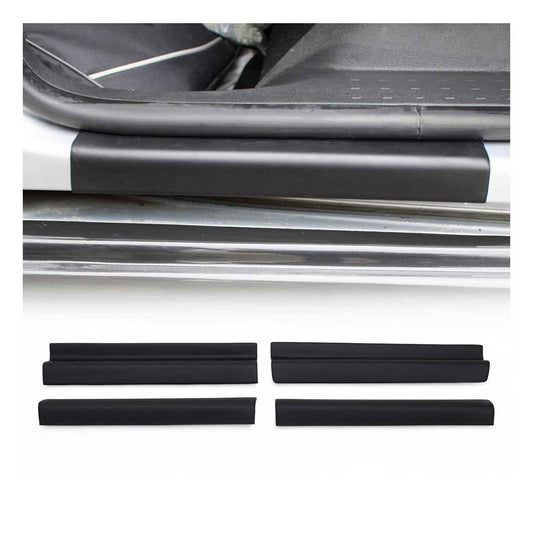 Ornamente prag uși pentru VW Caddy 2015-2021 ABS negru set 2 piese