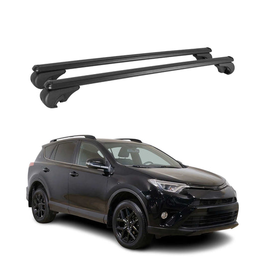 Dachträger Grundtäger für Toyota RAV4 XA50 2018-2025 75kg Alu Schwarz 2 tlg