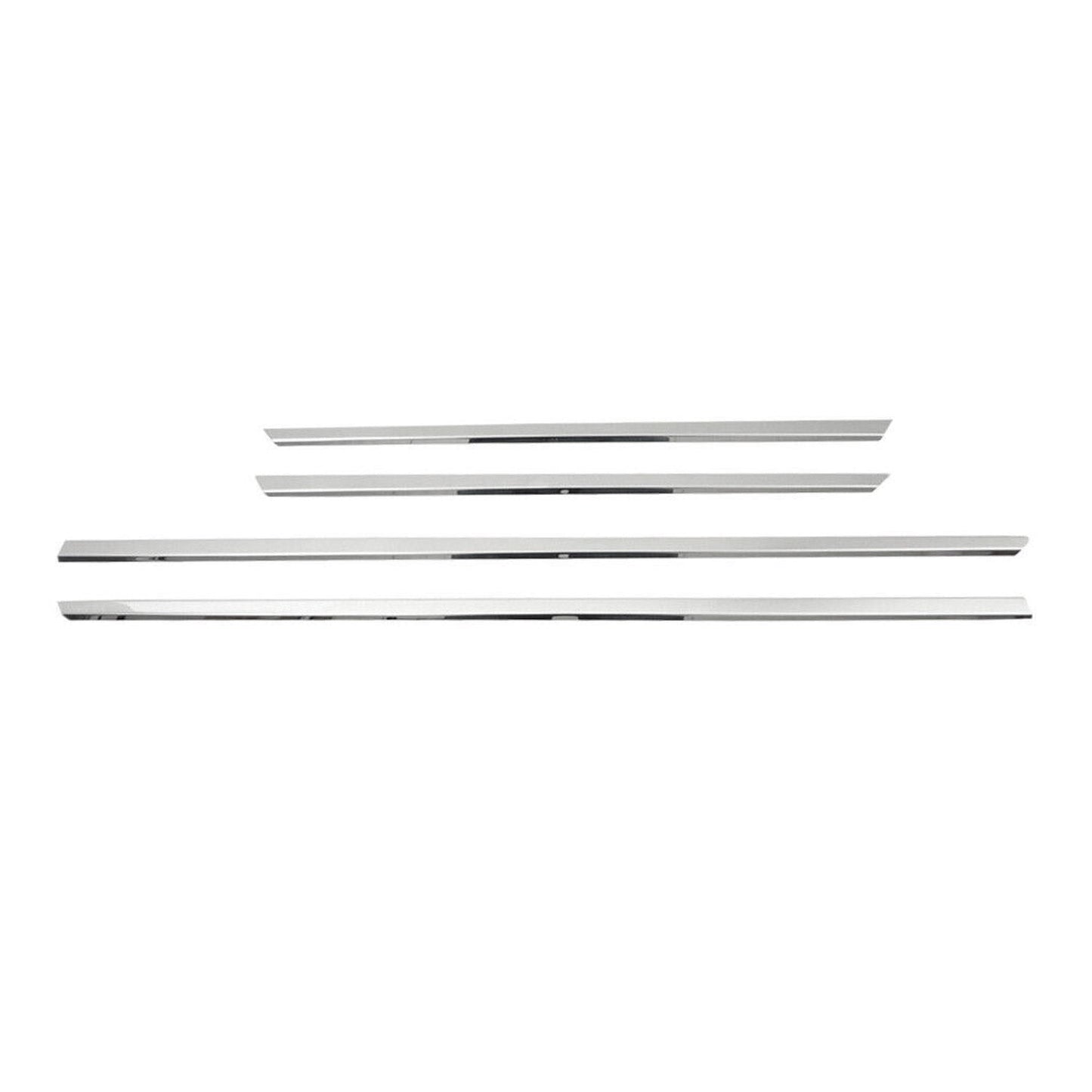 Ornamente laterale uși, benzi uși, bandă de protecție ușă pentru Renault Megane 2002-2009, cromate, 4x