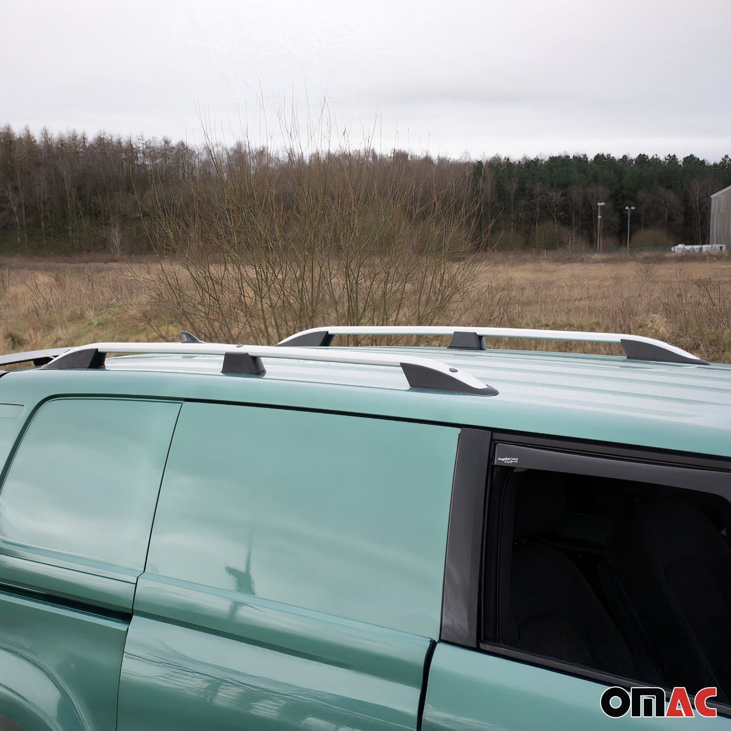 Dachreling Dachgepäckträger für VW ID.Buzz 2022-2025 Alu Silber 2 tlg