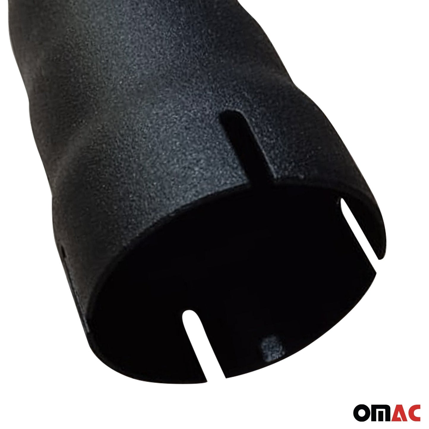 Auspuffendstutzen Rohrverbinder Anschlussrohr Verbindung Rohr 42-62mm Schwarz