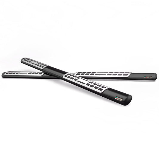 Edelstahl Seitenschweller Schwellerrohre für Ssangyong Actyon 2006-2012 Schwarz