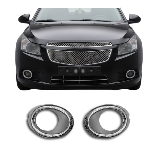 Nebelscheinwerfer Rahmen Umrandung für Chevrolet Cruze 2008-2016 Chrom ABS 2x