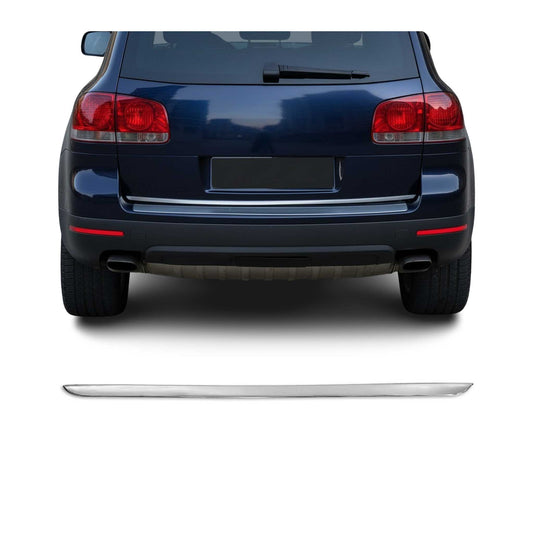 Bandă decorativă portbagaj, bandă decorativă spate pentru VW Touareg 2002-2010, partea inferioară din oțel inoxidabil cromat