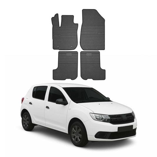 2012-2020 Dacia Sandero Fußmatten Gummi Schwarz 4 tlg