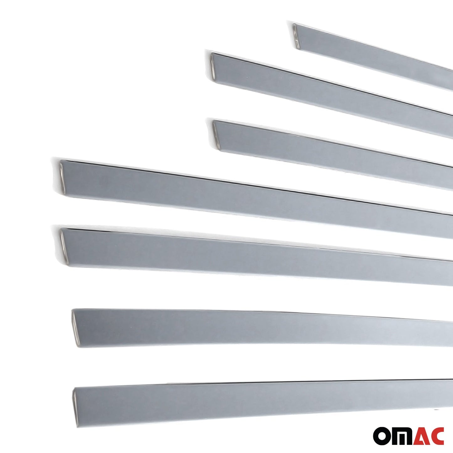 Benzi decorative pentru geamuri Ford Tourneo Custom V362 2013-2023, cromate, 8 buc.