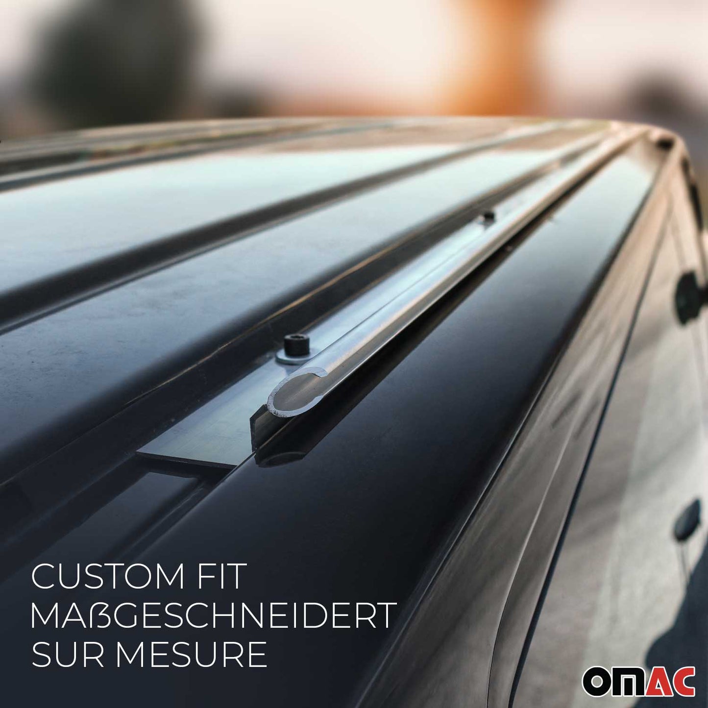 Sonnensegel Kederschiene für VW T7 Transporter Caravelle ab 2024 L2 Silber Alu