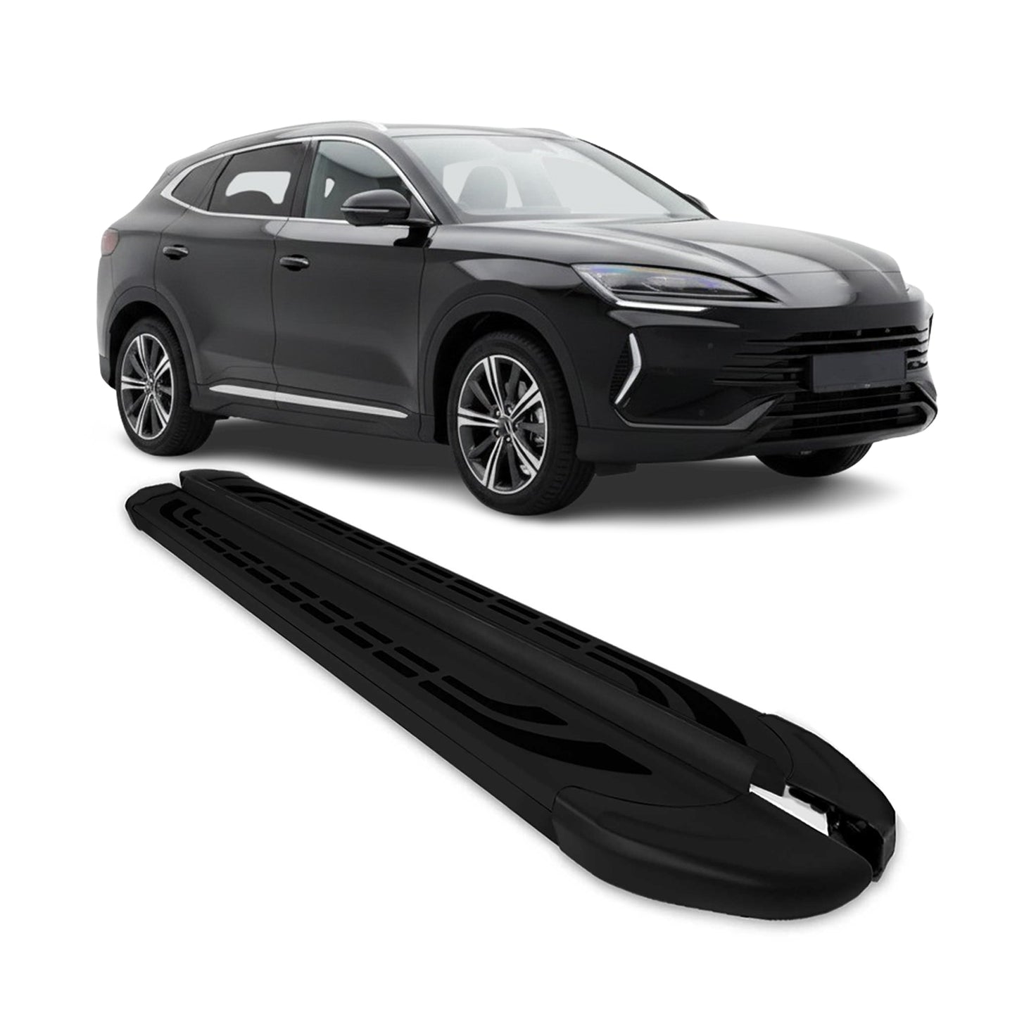 BYD Seal 2023-2025 Podnóżki boczne Progi boczne Panele boczne Aluminium Czarny