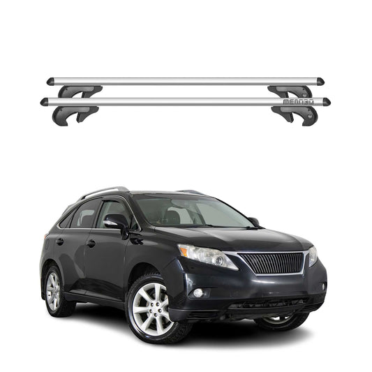 Menabo Dachträger Grundtäger für Lexus RX AL10 2009-2011 90kg Alu Silber 2 tlg