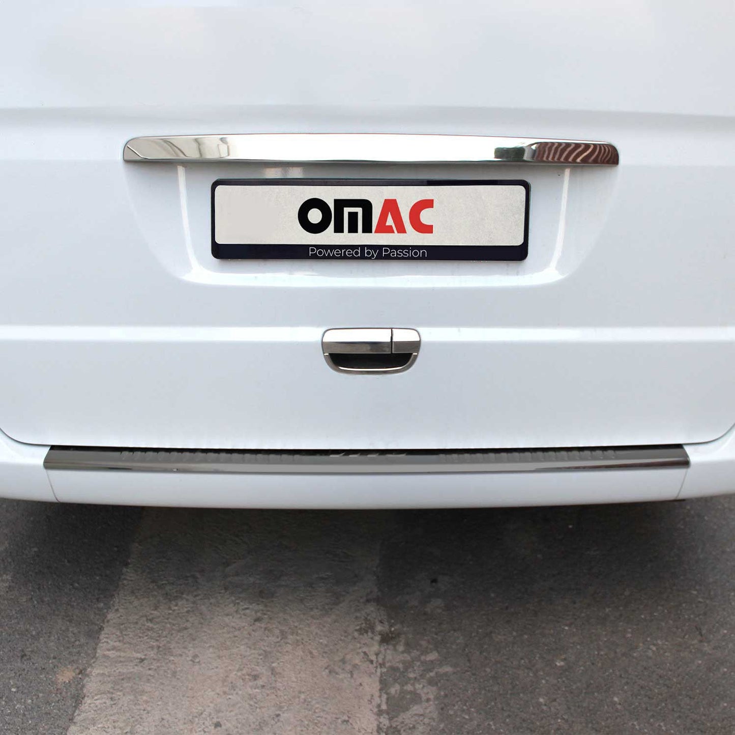 Ladekantenschutz Stoßstangenschutz für Mercedes Vito W639 2003-2014 Chrom Dunkel