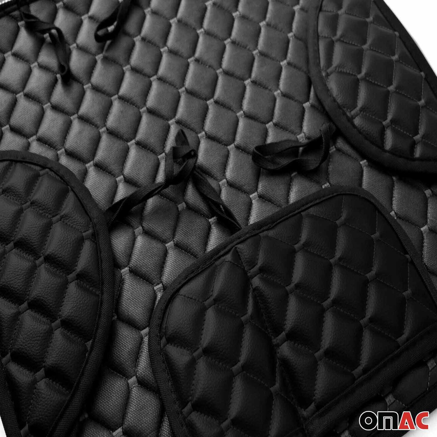 Schonbezug Sitzauflage für Citroen C1 C2 C3 C4 C5 Kunstleder Schwarz