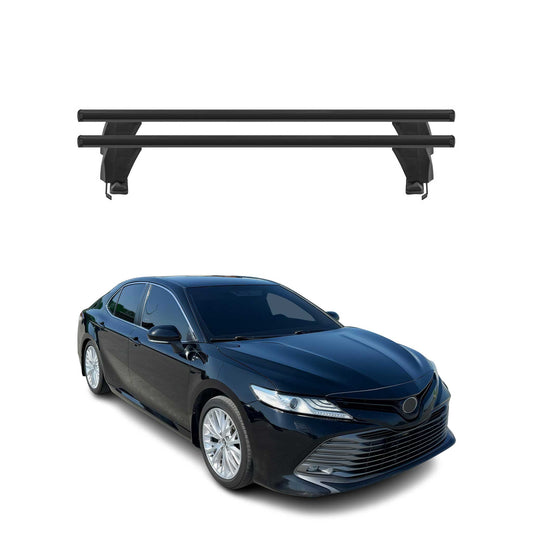 Menabo Dachträger Grundtäger für Toyota Camry XV70 2017-2024 50kg Alu Schwarz 2x