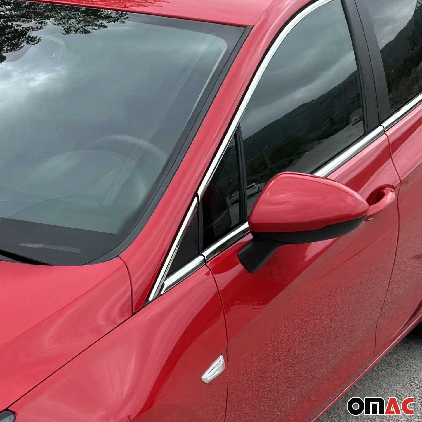 Fensterleisten Zierleisten für Opel Astra K Schrägheck Edelstahl Chrom 16tlg