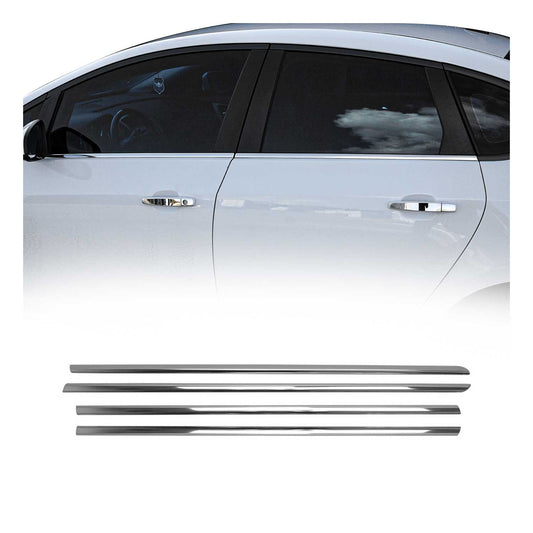 Fensterleisten Zierleisten für Opel Astra H Stufenheck 2009-2013 Edelstahl 4tlg