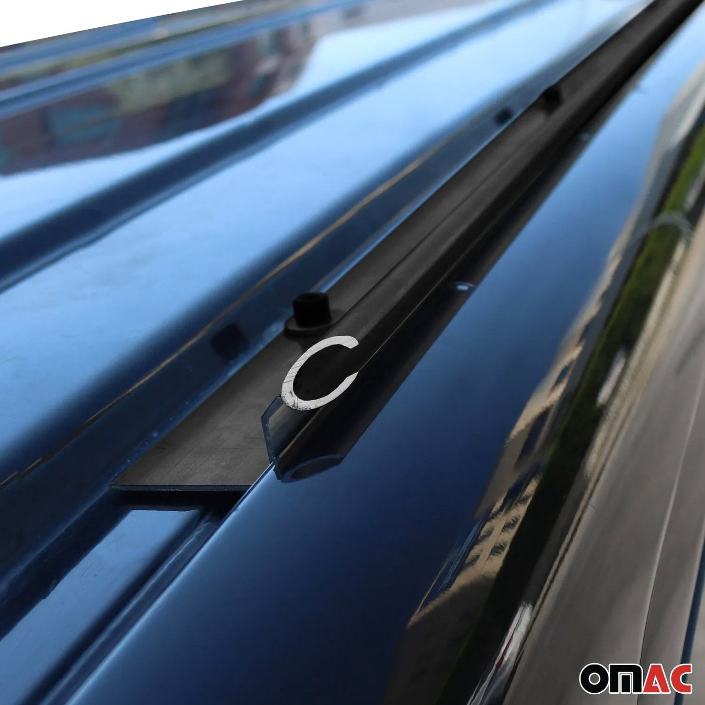 Sonnensegel Kederschiene Vorzelt Satz für Ford Tourneo Custom 2013-22 L2 Schwarz