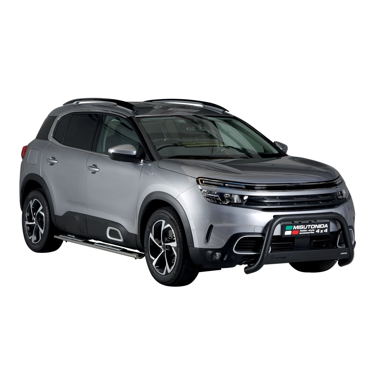 Bară de protecție/buton față pentru Citroen C5 Aircross 2018-2022 ø63 oțel negru
