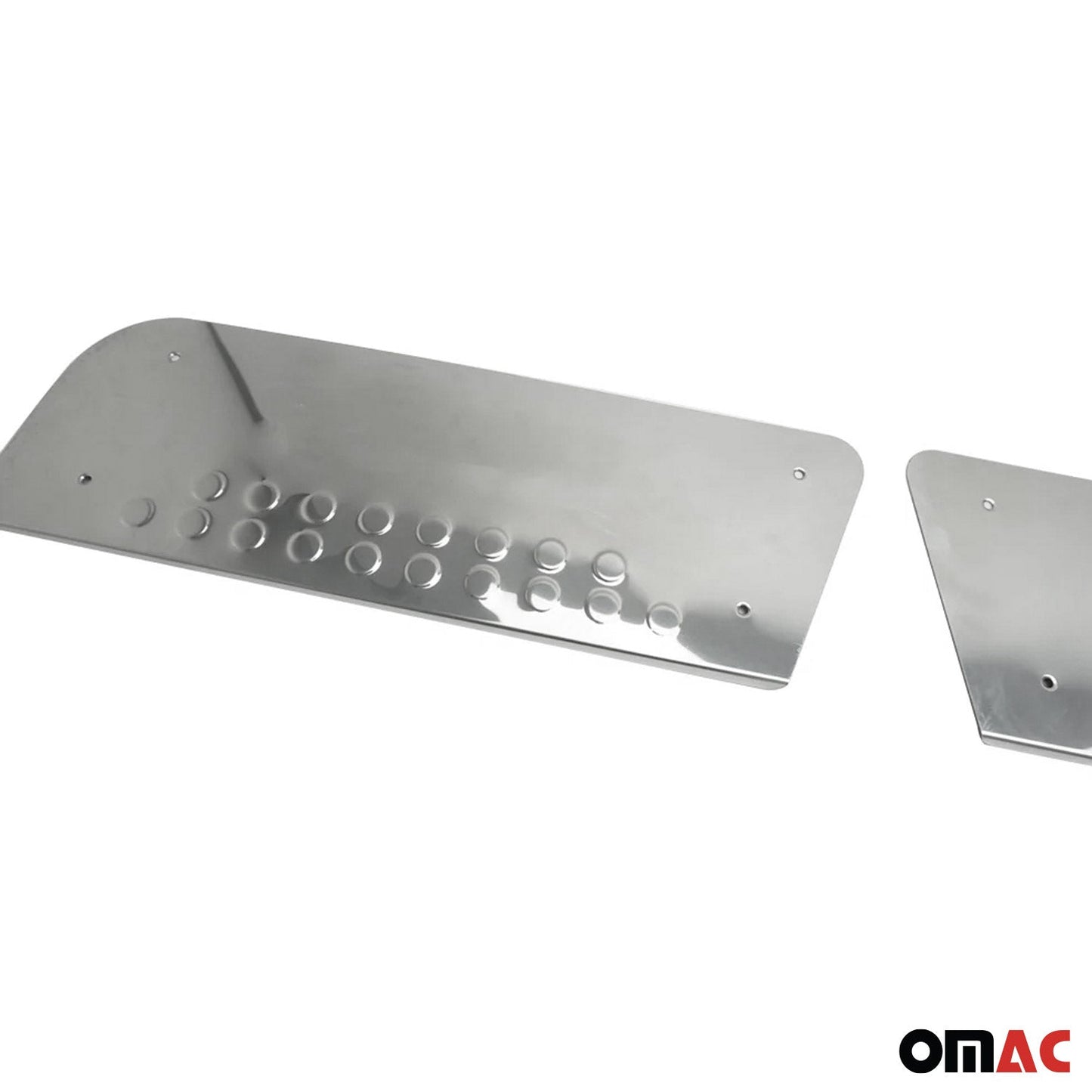 Ornamente cromate prag ușă pentru VW Crafter 2006-2017, argintii, set 2 piese