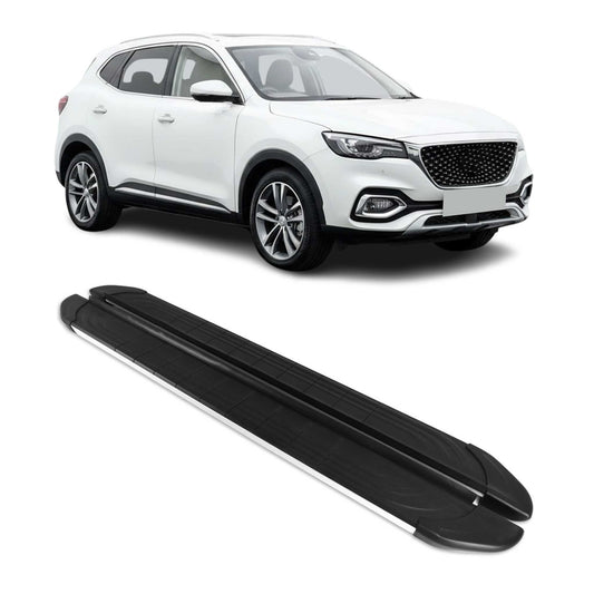 Praguri laterale MG EHS 2019-2025, aluminiu, negru, argintiu