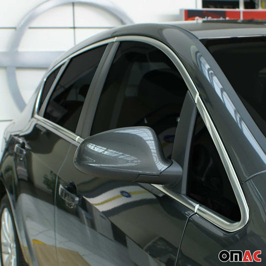 Fensterleisten Zierleisten für Opel Astra J 2010-2015 Schrägheck Edelstahl 12tlg