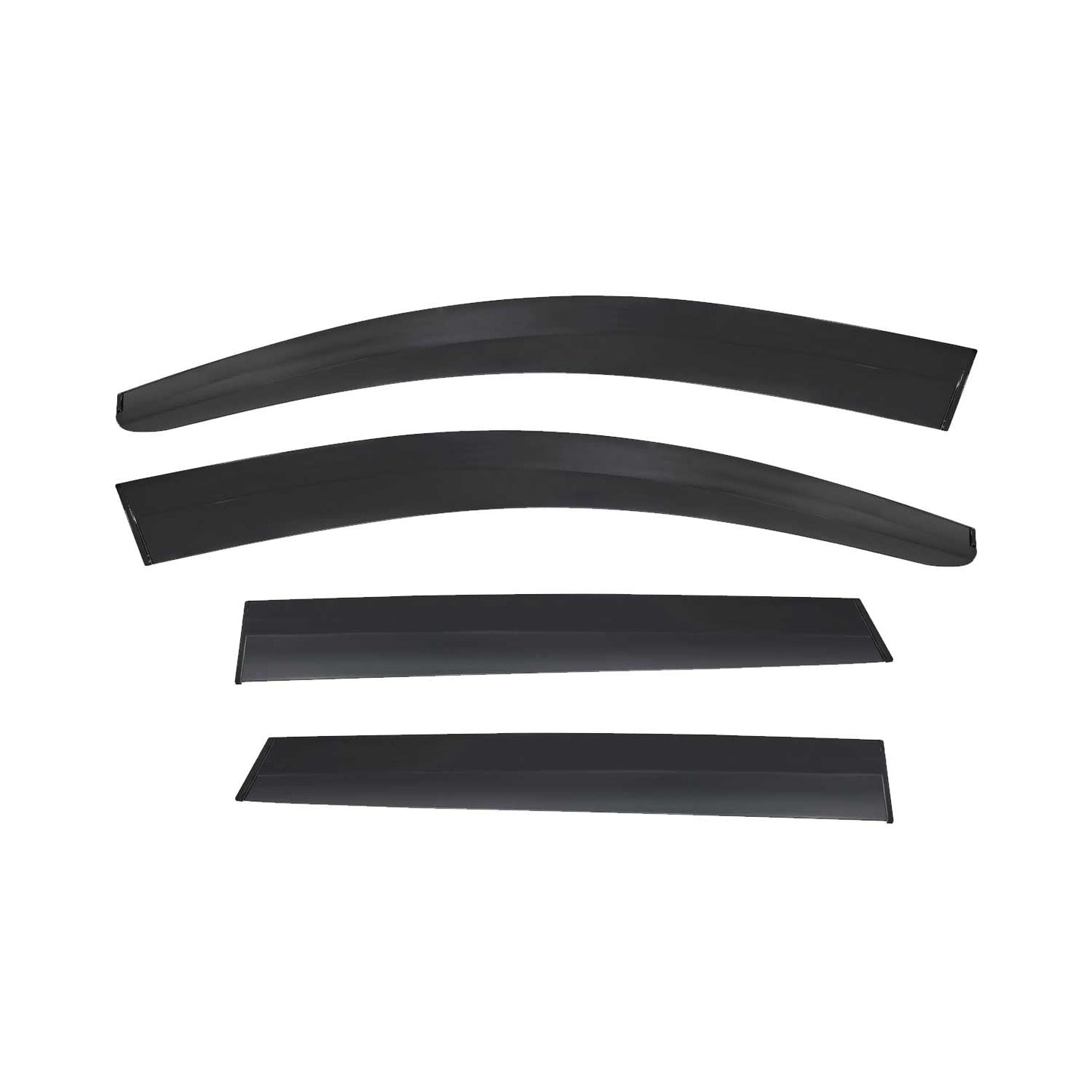 4x Deflectoare de vânt Deflectoare de ploaie pentru Nissan Qashqai J11 2014-2017 Acril Închis la culoare