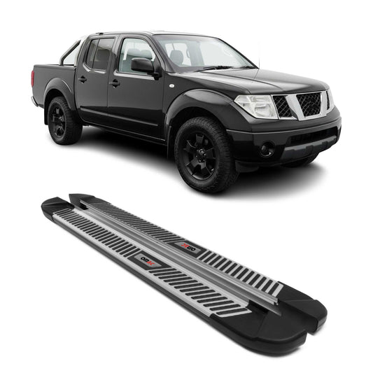 Alu Trittbretter für Nissan Navara D40 2005-2015 Double Cab Seitenschweller