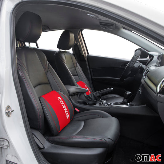 SPARCO Rückenstütze Rot Lendenwirbelstütze Lordosenstütze Rückenkissen