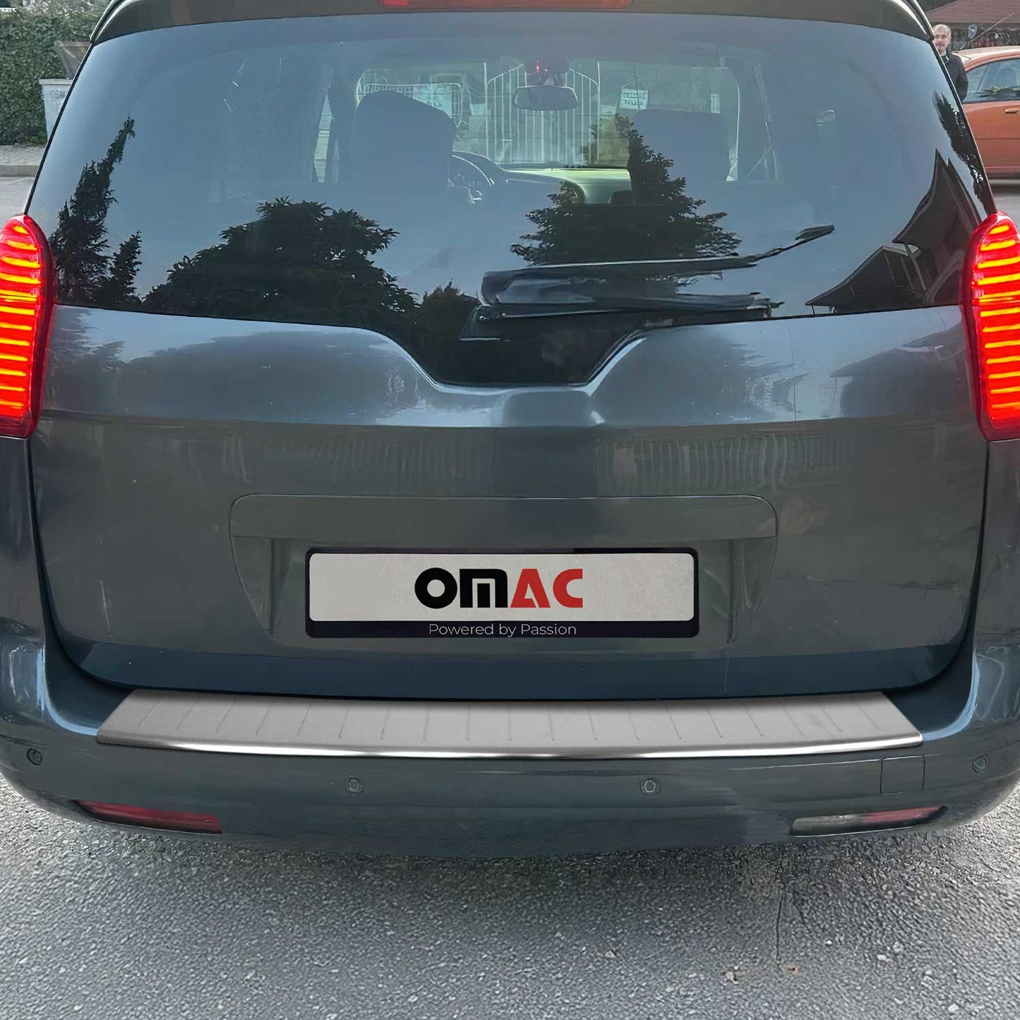 Ladekantenschutz Stoßstangenschutz für Peugeot 5008 2009-2017 Chrom Gebürstet