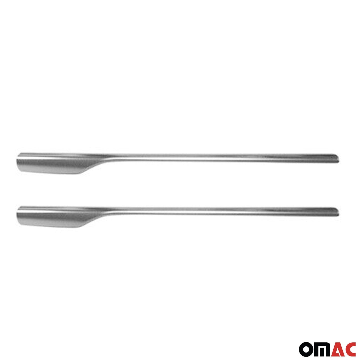 Kühlergrill Leisten Grillleisten für Dacia Sandero 2012-2017 Edelstahl Silber 4x