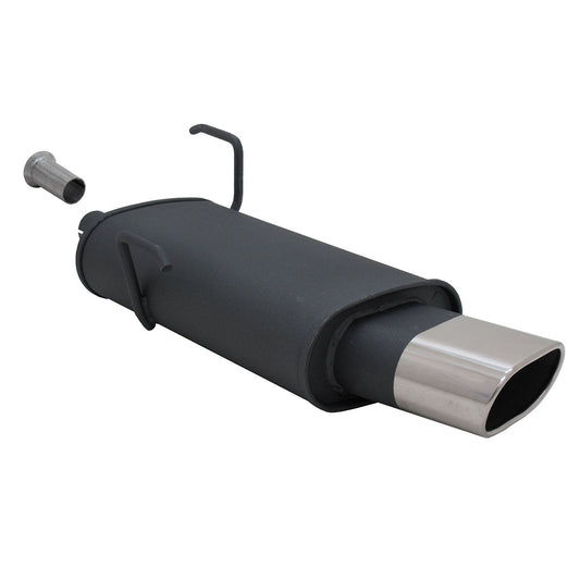 Novus Sportauspuff für Peugeot 206 135x75mm Endschalldämpfer mit ABE
