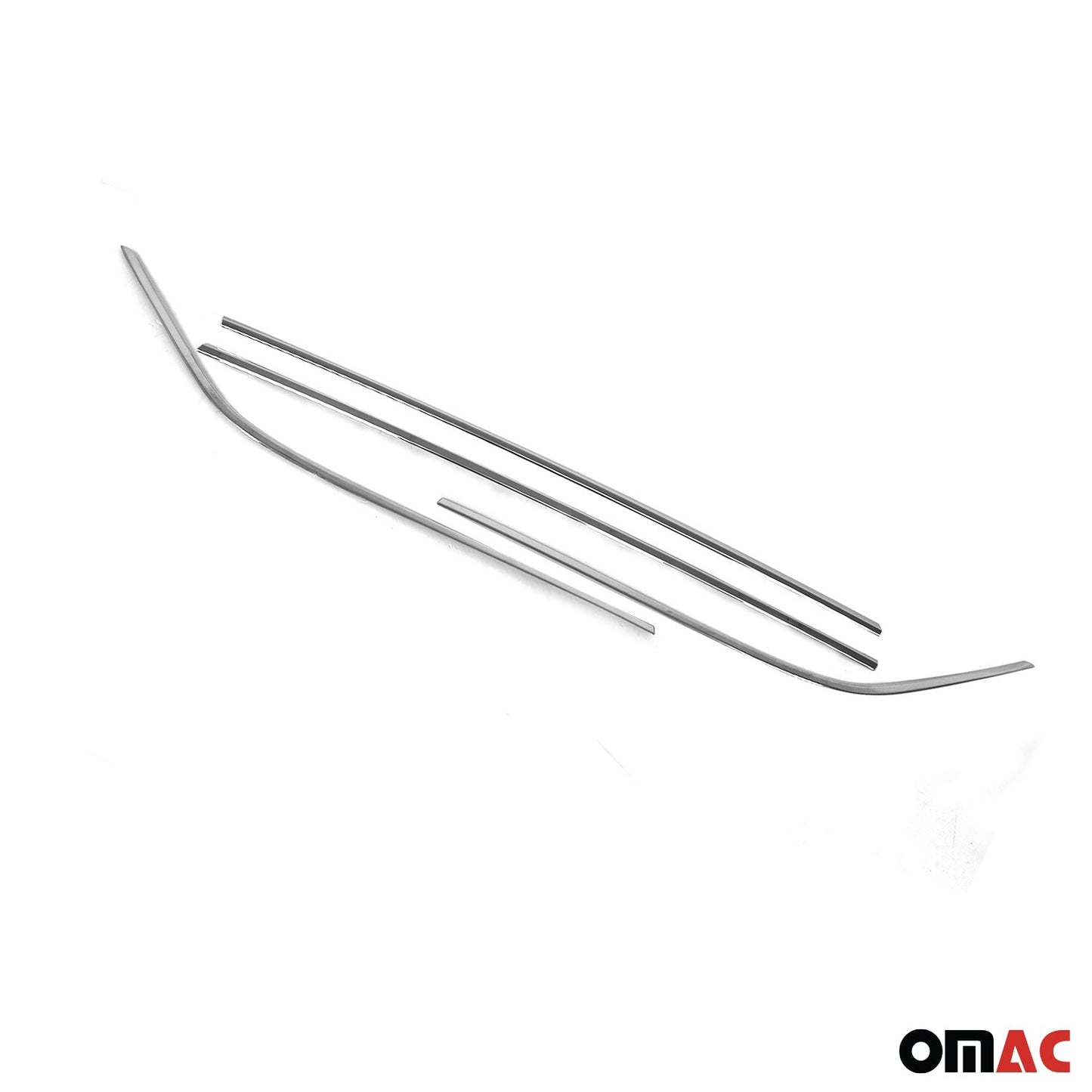 Benzi decorative pentru geamuri pentru Toyota C-HR 2016-2022, oțel inoxidabil cromat, 4 bucăți