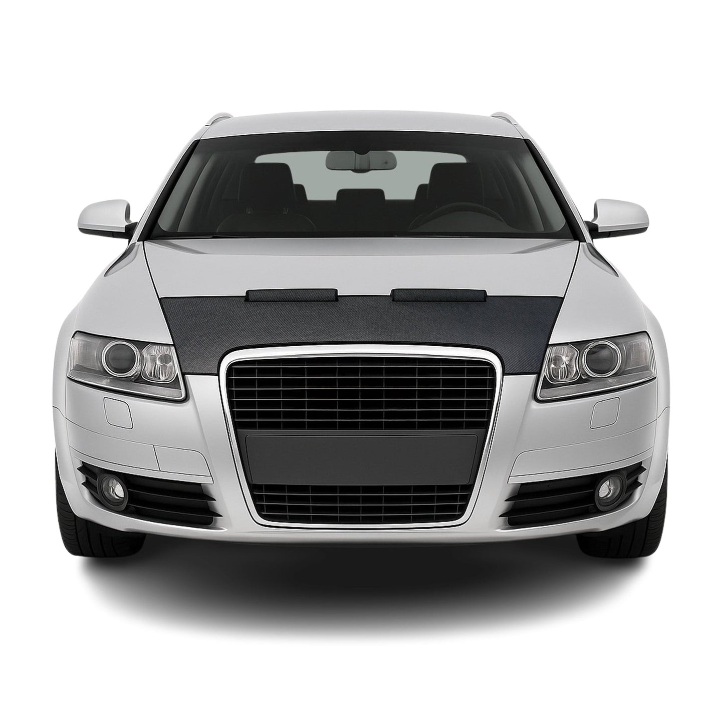Haubenbra Steinschlagschutz Bonnet Bra für Audi A6 C6 2004-2011 Schwarz