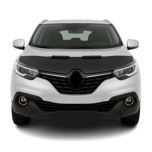 Haubenbra Steinschlagschutz Bonnet Bra für Renault Kadjar 2015-2025 Schwarz Halb