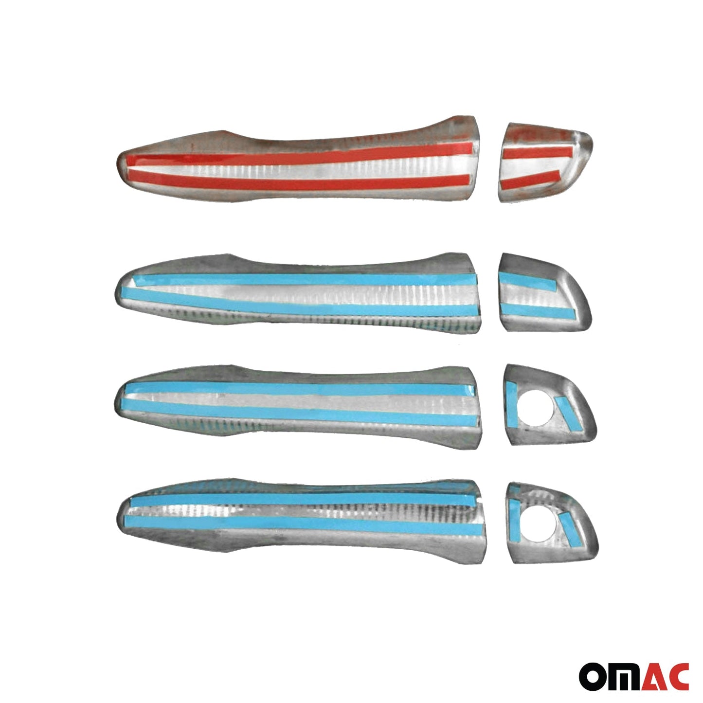 Ornamente mâner ușă, capace mâner ușă pentru Toyota Proace Verso 2016-2024 4 uși cromate 8x