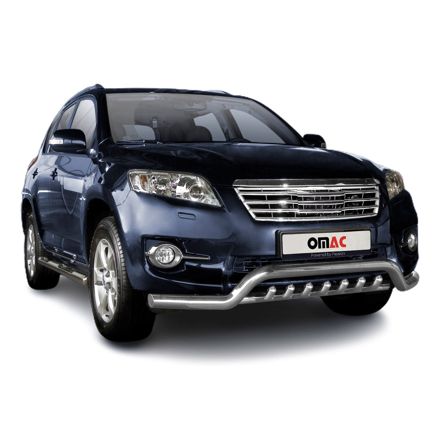 Frontschutzbügel Frontbügel für Toyota RAV4 2010-2013 mit ABE Stahl Silber