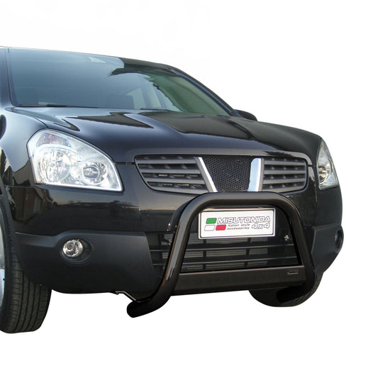 Frontbügel Frontschutzbügel für Nissan Qashqai 2007-2010 ø63mm Stahl Schwarz