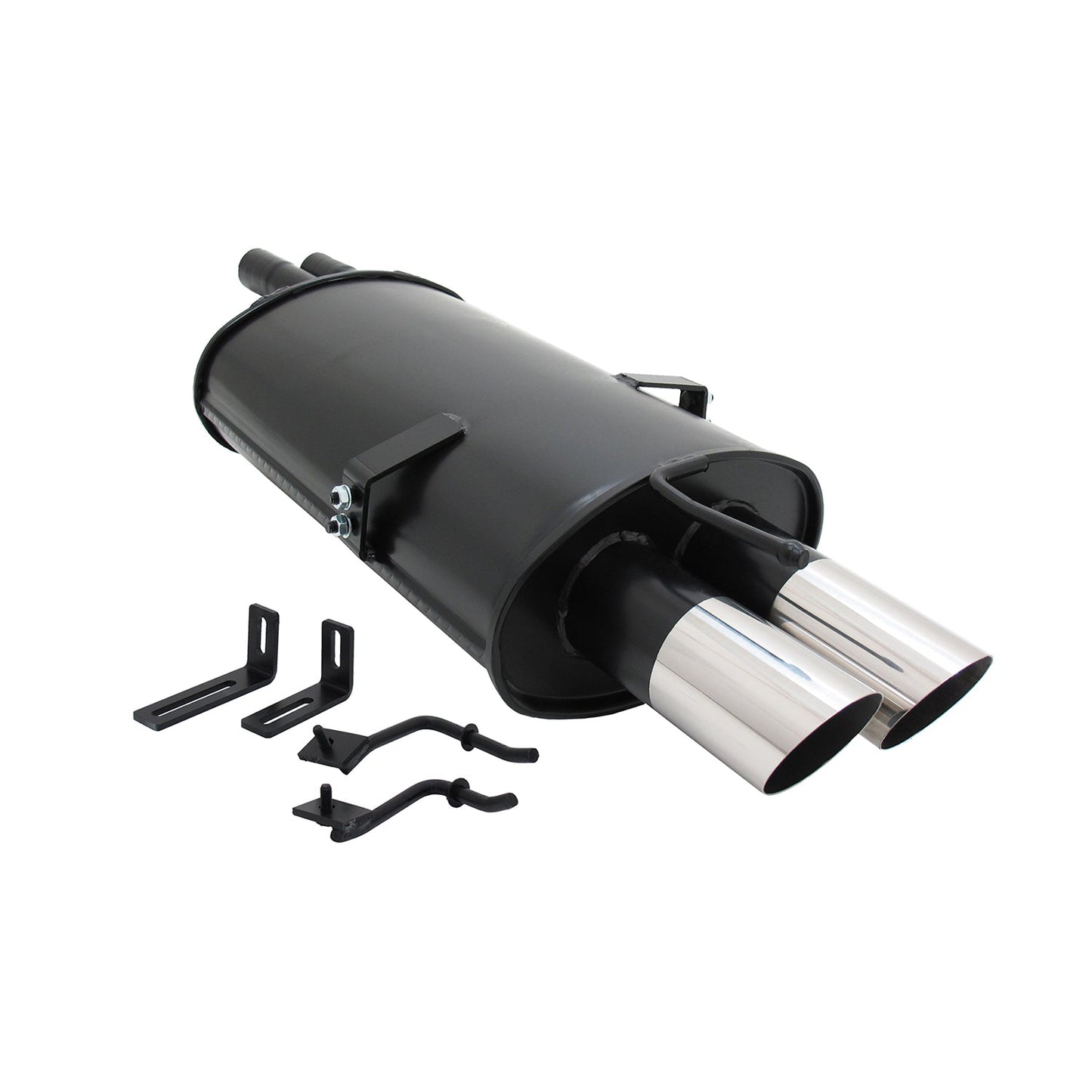 Novus Sportauspuff für BMW E46 320 / 325 / 330 2x76mm MS-Design  mit ABE