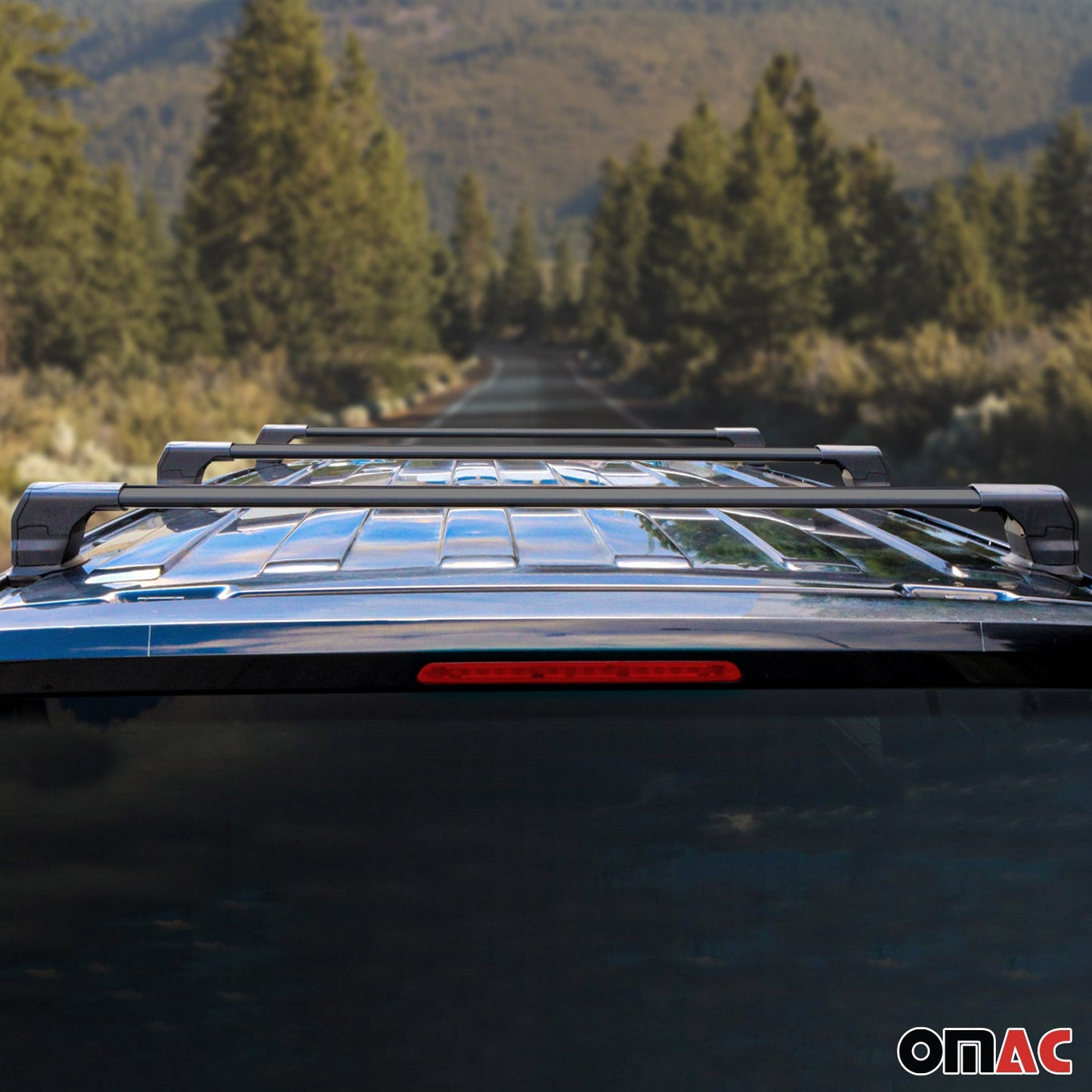 Portbagaj de plafon pentru Nissan NV200 2009-2021 75kg aluminiu negru 3 buc