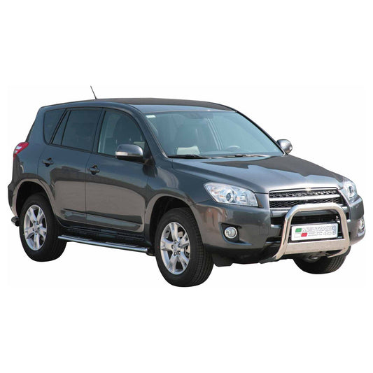 Bară de protecție/buton față pentru Toyota RAV4 XA30 2009-2010 ø63mm oțel argintiu