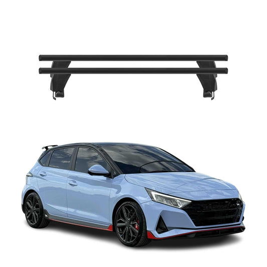 Menabo Dachträger Grundtäger für Hyundai i20 / i20 N 2020-2025 50kg Alu Schwarz
