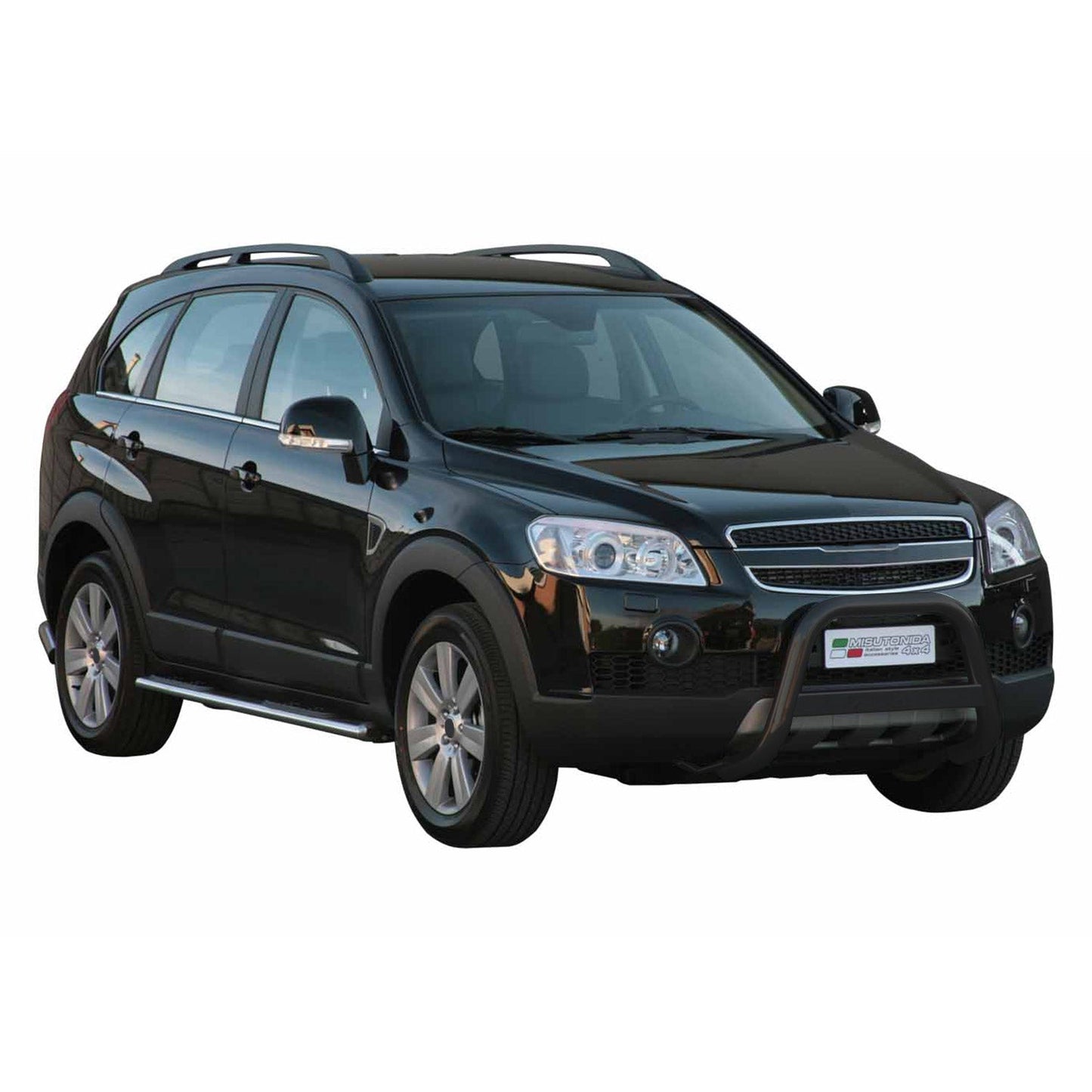 Bară de protecție/buton față pentru Chevrolet Captiva 2006-2010, ø63mm, oțel, negru