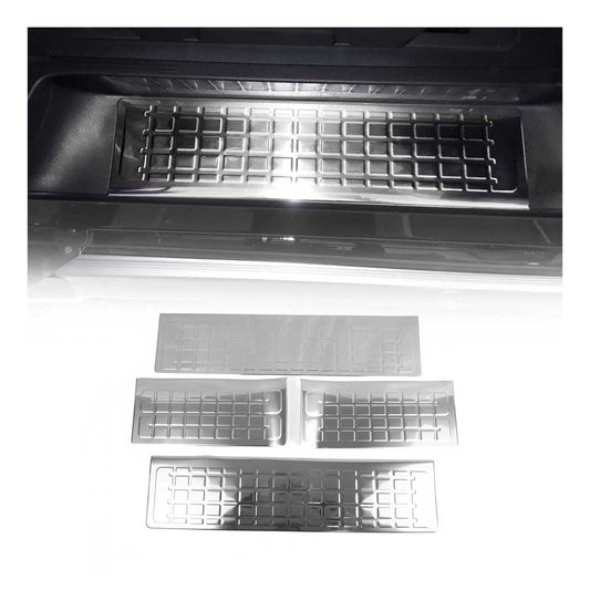 Einstiegsleisten Türschweller für Opel Vivaro 2019-2025 Edelstahl Silber 4tlg