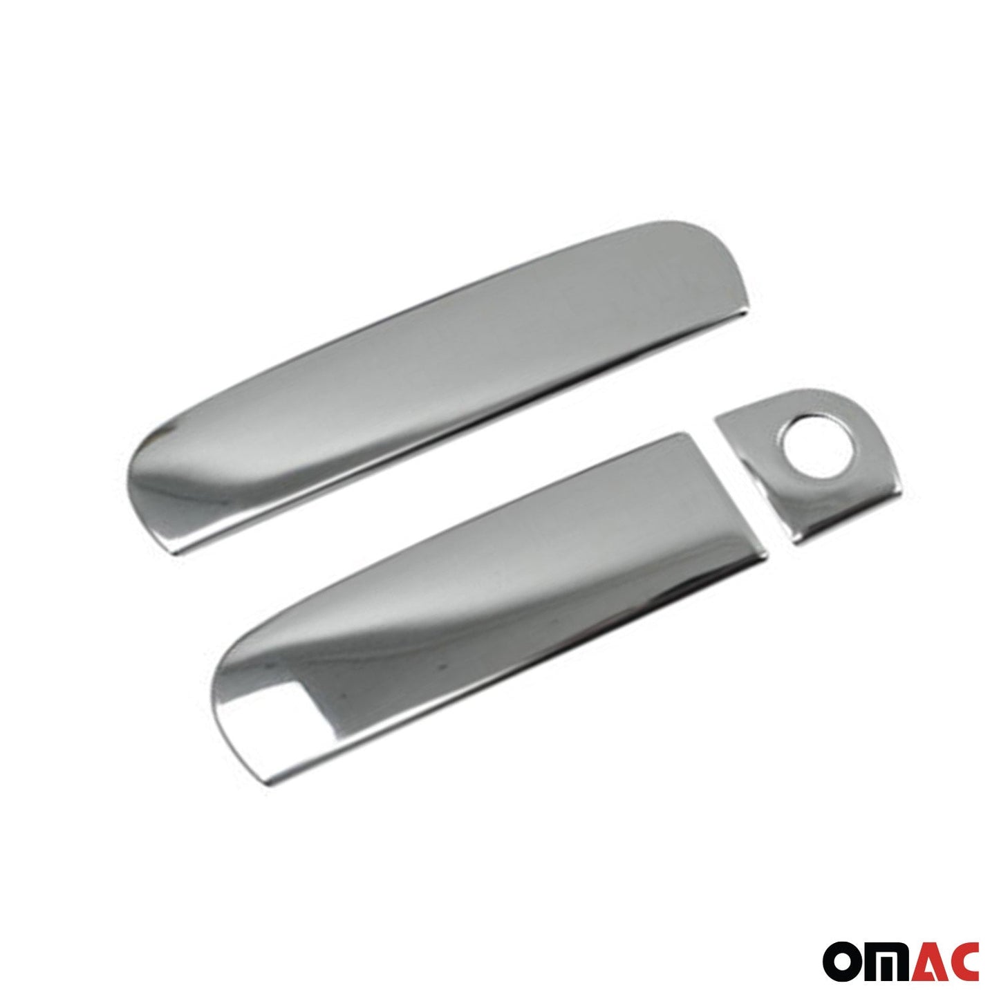 Ornamente mâner ușă, capace mâner ușă pentru Audi A4 Cabriolet 2000-2008 2 uși oțel inoxidabil 3x