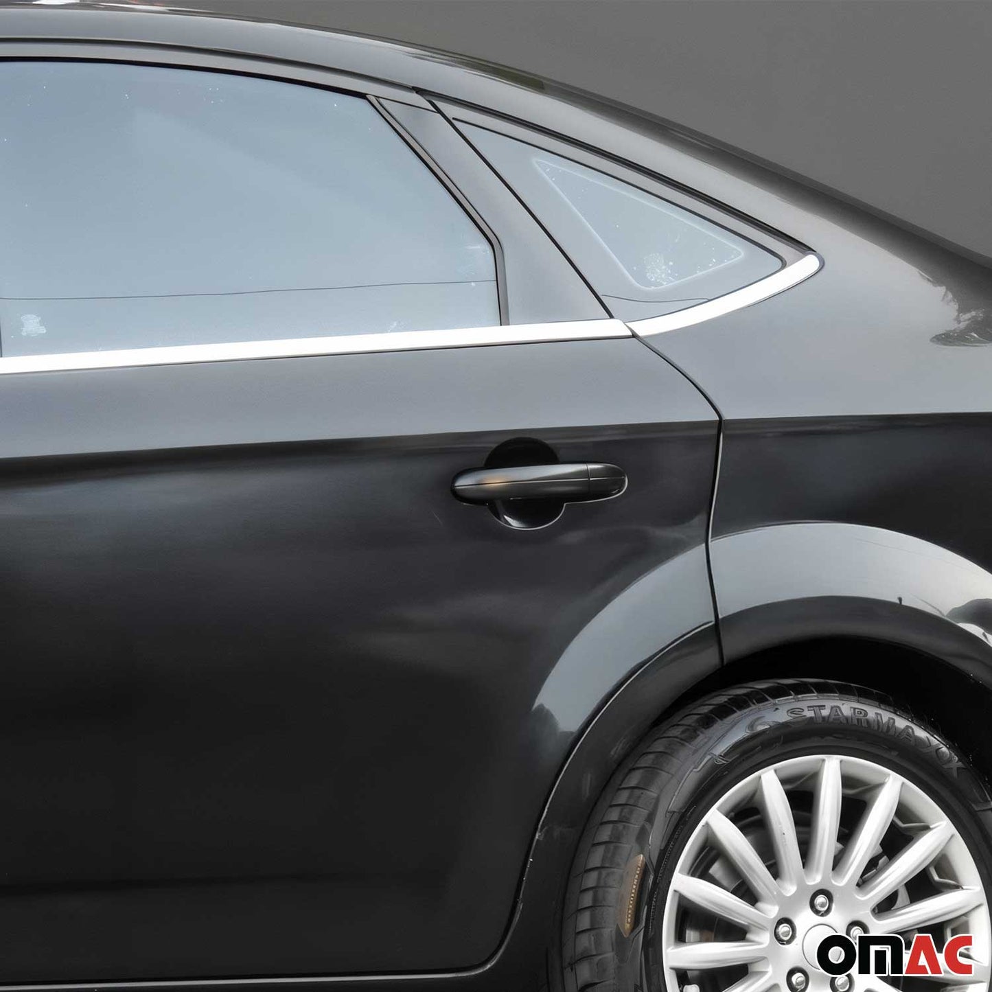 Benzi decorative geamuri pentru Ford Mondeo mk4 Limuzină/Estate 2007-14, cromate, set 6 piese