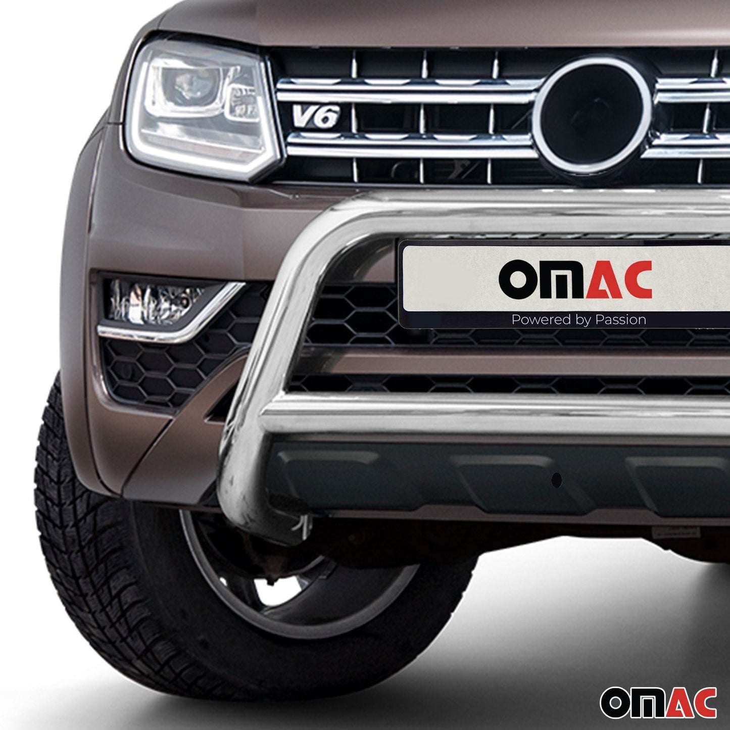 Bară de protecție față pentru VW Amarok 2016-2021 cu ABE (omologare de tip germană) Oțel Argintiu